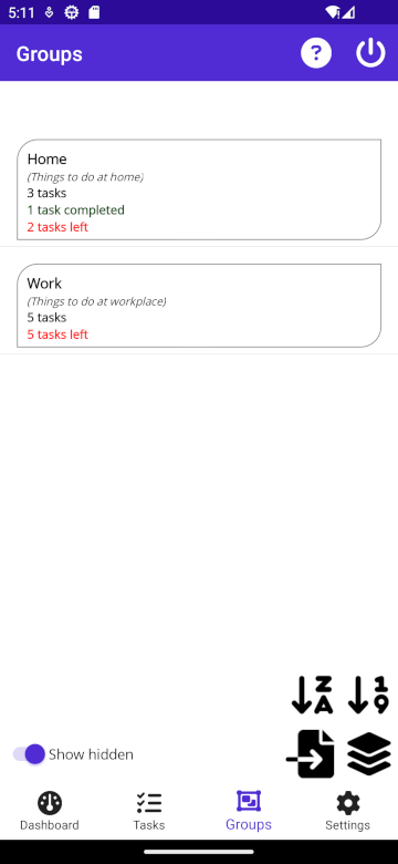Groups