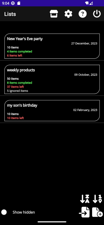 Details dark theme